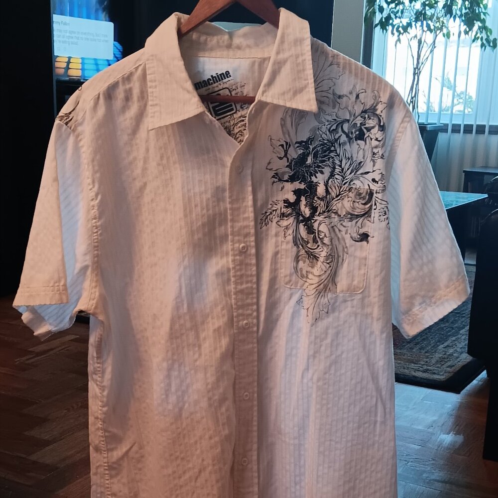 Men's Casual Short Sleeve Tee Shirt Size L